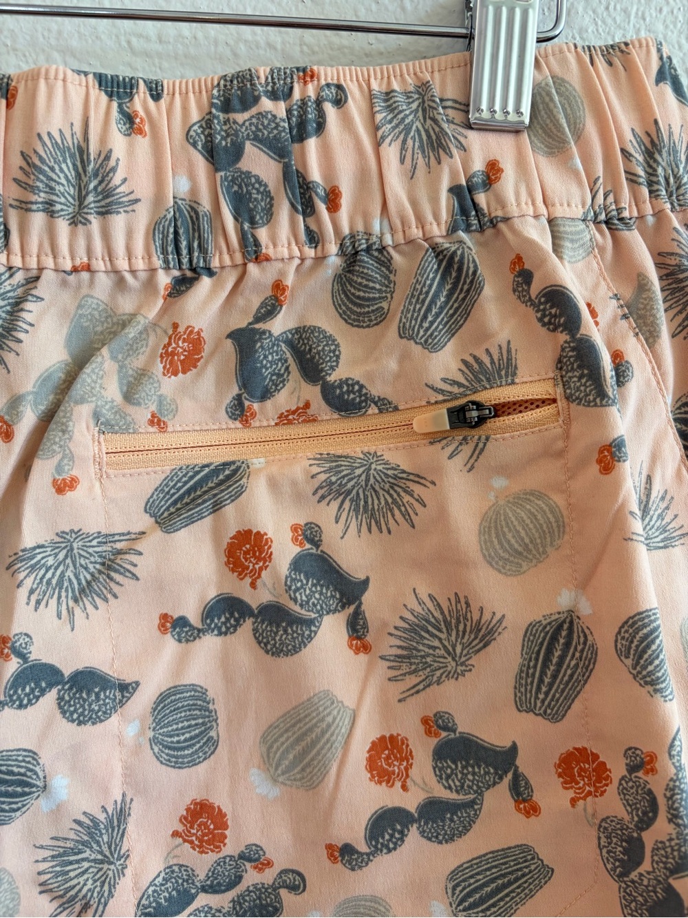 The North Face Peach Cactus-Print Athletic Shorts - Picture 4 of 5